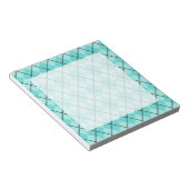 Aqua Argyle Notitieblok (Schuin)