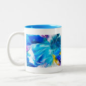 Aqua Art Design Coffee Mug Tweekleurige Koffiemok (Links)