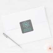 Aqua Atoom Krijtbord Bewaar de Datum Stickers (Envelop)