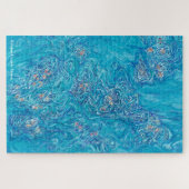 Aqua Azzurro Legpuzzel (Horizontaal)