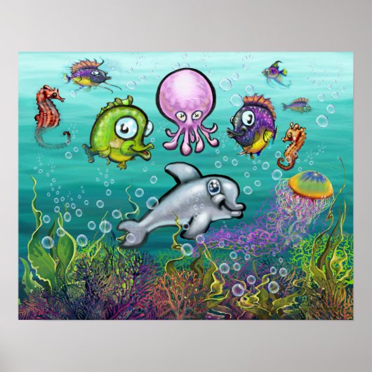 Aqua Babies Poster (Voorkant)