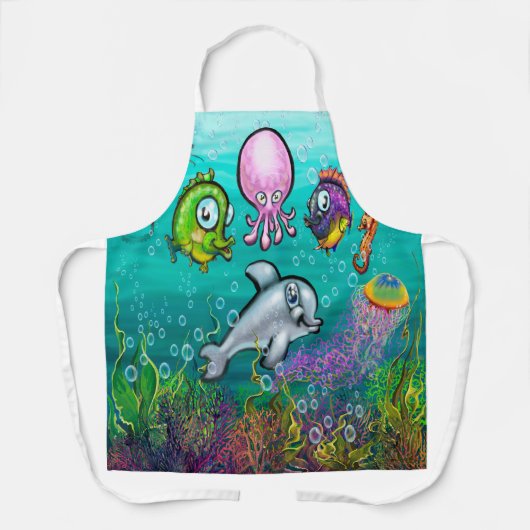 Aqua Babies Schort (Voorkant)