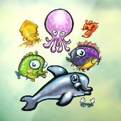 Aqua Babies Window Cling Raamsticker (Vel 3)