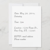 Aqua Baby Bird Kaart (Achterkant)