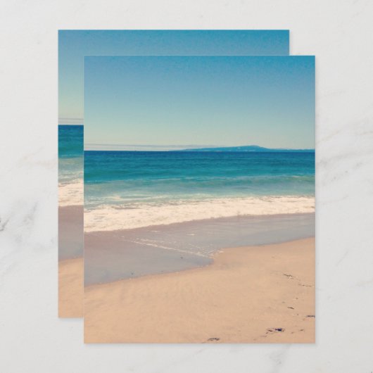 Aqua Beach fotopapier lakens (Voorkant / Achterkant)