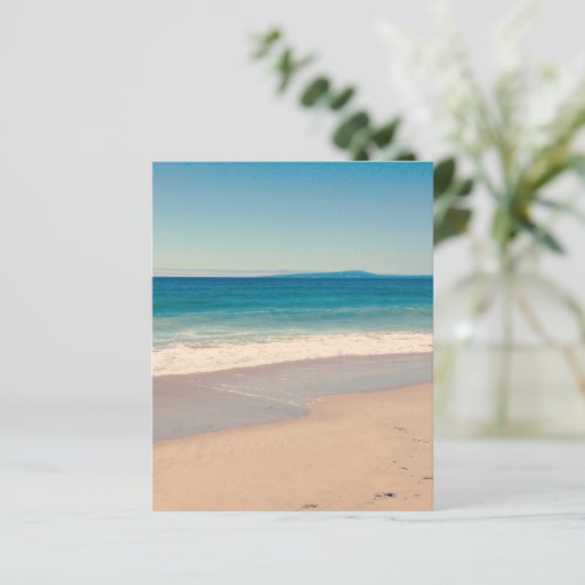 Aqua Beach fotopapier lakens (Staand voorkant)