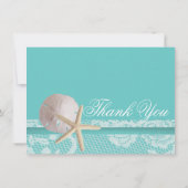 Aqua Beach Kant Zand Dollar Bedankt (Achterkant)