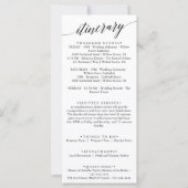 Aqua Beach Ocho Rios Welcome Letter & Itinerary (Achterkant)