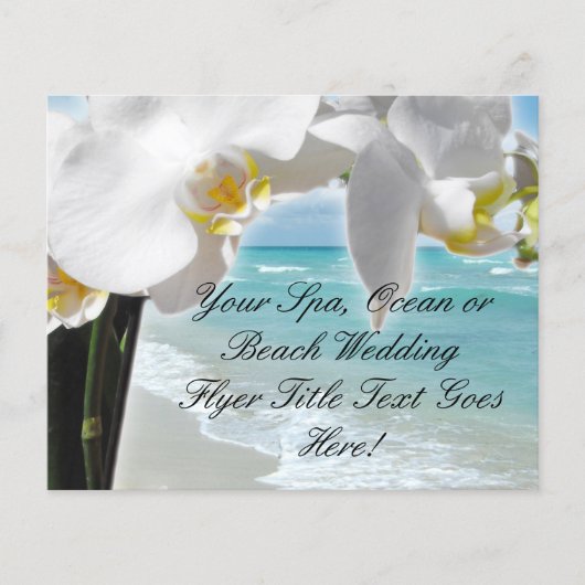 Aqua Beach Orchid Flyer (Voorkant)