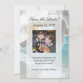 Aqua Beach Orchidee Save The Date (Voorkant)