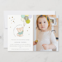 Aqua Beer Ballon Foto Elke zondag Uitnodigen Bedankkaart