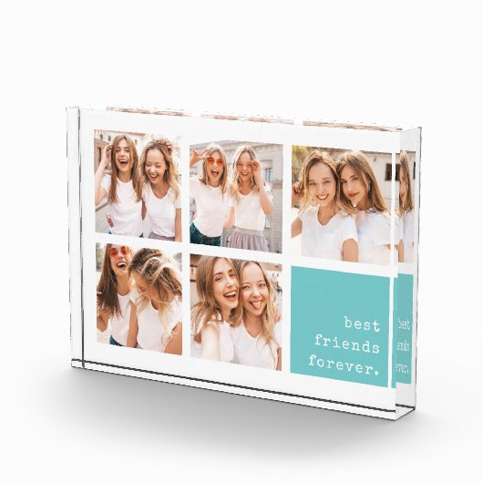 Aqua | Best Friends Forever Collage Fotoblokken (Rechts)