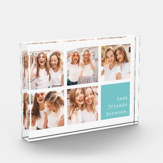 Aqua | Best Friends Forever Collage Fotoblokken (Links)