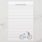 Aqua Bicycle Briefpapier (Voorkant)