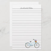 Aqua Bicycle Briefpapier (Voorkant / Achterkant)