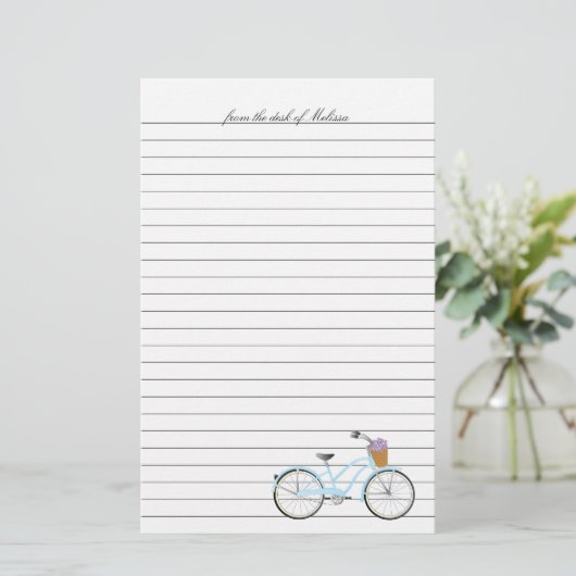 Aqua Bicycle Briefpapier (Staand voorkant)