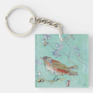 Aqua Bird Sleutelhanger