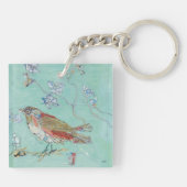 Aqua Bird Sleutelhanger (Achterkant)