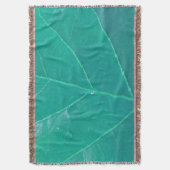 Aqua Blad Deken (Voorkant Verticaal)