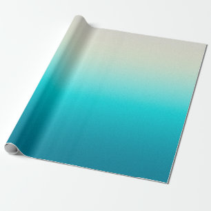 Aqua Blau Verlopende Abstracte Achtergrond Zachte Cadeaupapier
