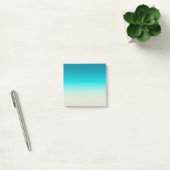 Aqua Blau Verlopende Abstracte Achtergrond Zachte Post-it® Notes (Kantoor)