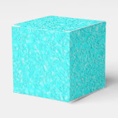 Aqua Blauw Bedankdoosjes (Voorkant Zijde)