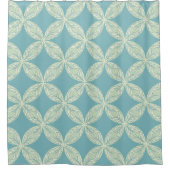 Aqua Blauw Douchegordijn (Voorkant)