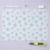 Aqua-blauw en dollarpapier tissuepapier (Craft)