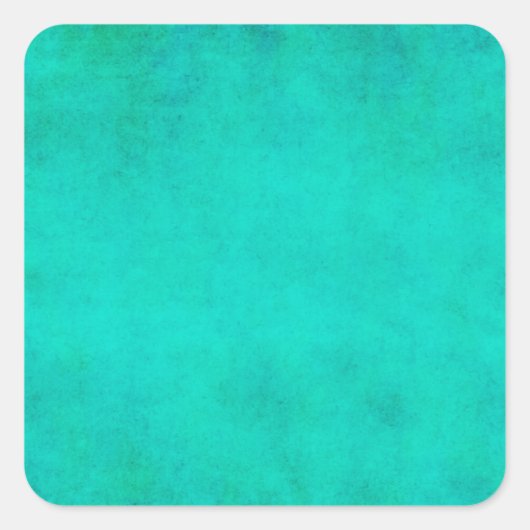 Aqua Blauw Groen Waterverf Paarse Perkamentdocumen Vierkante Sticker (Voorkant)