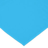 Aqua Blauw Korte Tafelloper (Hoek)