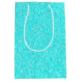 Aqua Blauw Medium Cadeauzakje