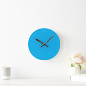 Aqua Blauw Ronde Klok (Huis)