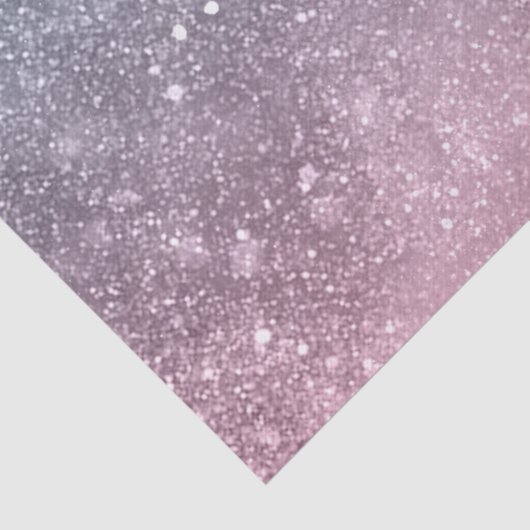 Aqua blauw Roze ombre zee sterrenstelsel abstract Tissuepapier (Detail)