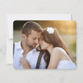 Aqua Blauw Stijlvolle Sprankelende Lichten Foto Br Bedankkaart (Achterkant)