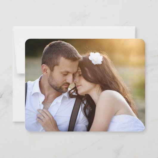 Aqua Blauw Stijlvolle Sprankelende Lichten Foto Br Bedankkaart (Achterkant)