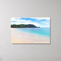 Aqua Blauw Teal Strand Zee Witte Zand Heuvel Lands