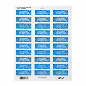 Aqua Blauw Zwembad Foto Sport Etiket (Full Sheet)