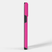 Aqua blauwe aangepaste naam script roze I Phone Ho iPhone Hoesje (Rechterkant)