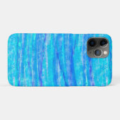 Aqua Blauwe, Blauwgroen en Paarse Gespecialiseerde Case-Mate iPhone Case (Achterkant (horizontaal))