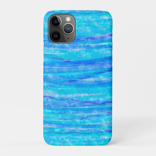 Aqua Blauwe, Blauwgroen en Paarse Gespecialiseerde Case-Mate iPhone Case (Achterkant)