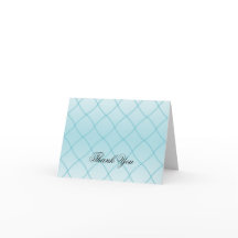 Aqua Blauwe Diamant Patroon Dank Je