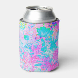 Aqua Blauwe en Heet Roze Hortensia Landschap Blikjeskoeler