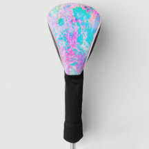 Aqua Blauwe en Heet Roze Hortensia Landschap