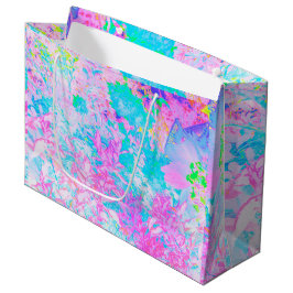 Aqua Blauwe en Heet Roze Hortensia Landschap Groot Cadeauzakje