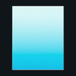 Aqua blauwe ombre-achtergrond flyer<br><div class="desc">Blauwe aqua verloopkleuren.</div>