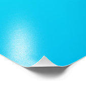 Aqua blauwe ombre achtergrond foto afdruk (Hoek)