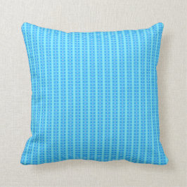 Aqua/Blauwe Tegel Effect> Geblokte Kussens