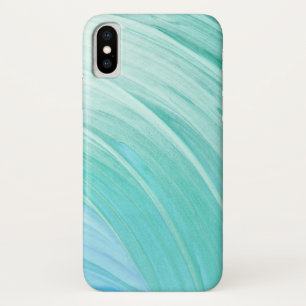 Aqua Blauwe Verf Draaikolken Case-Mate iPhone Case