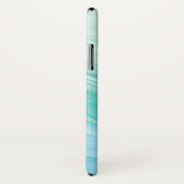 Aqua Blauwe Verf Draaikolken Case-Mate iPhone Case (Achterkant / rechts)