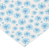 Aqua-blauwe zandwaterverf korte tafelloper (Hoek)